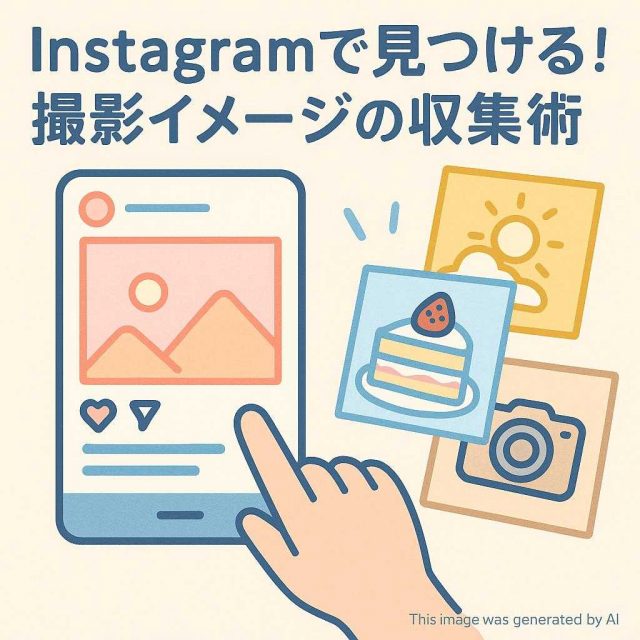 Instagramで見つける！撮影イメージの収集術