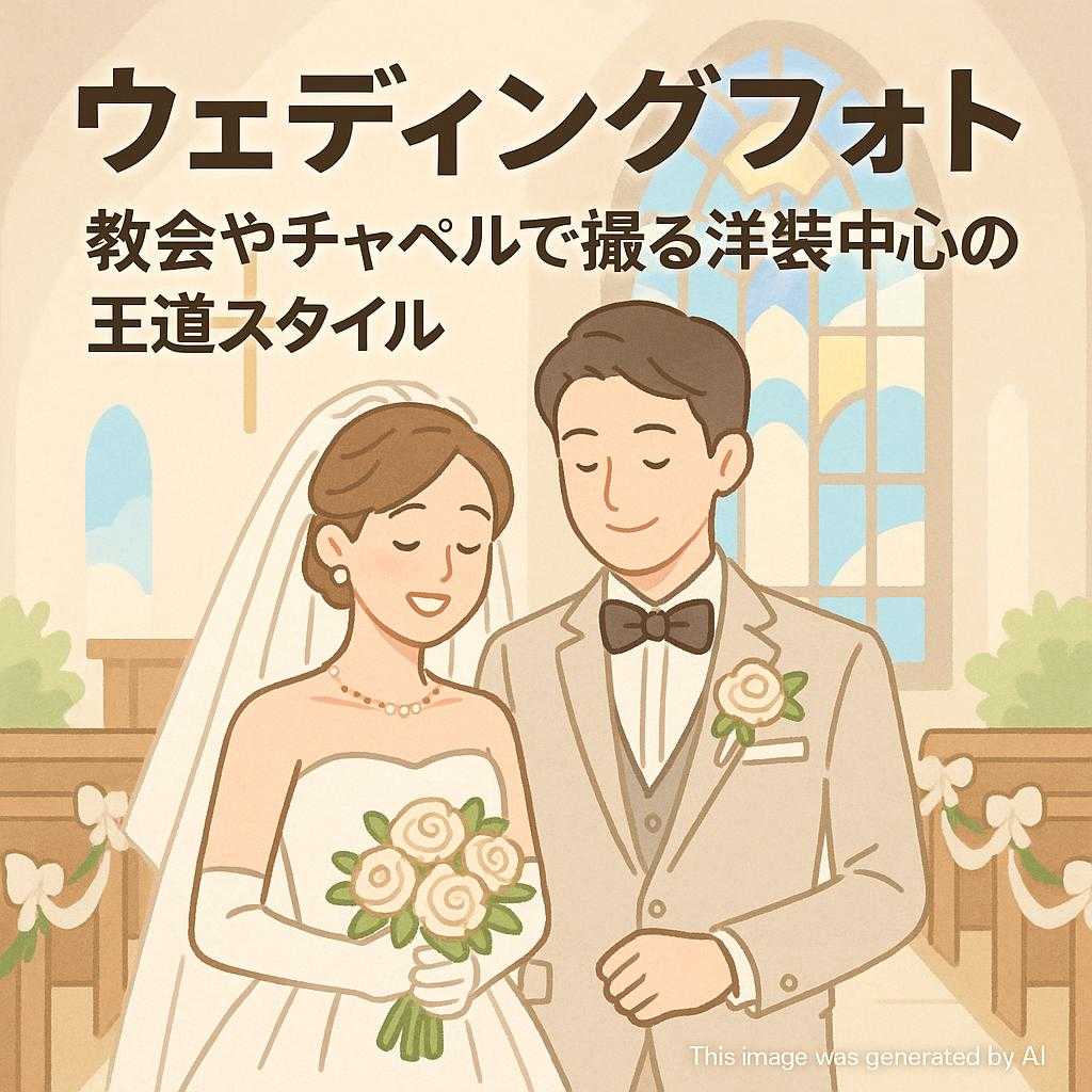ウェディングフォト教会やチャペルで撮る洋装中心の王道スタイル
