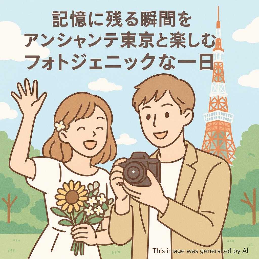 記憶に残る瞬間を アンシャンテ東京と楽しむフォトジェニックな一日