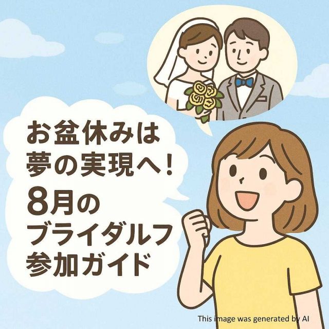 お盆休みは夢の実現へ！8月のブライダルフェア参加ガイド