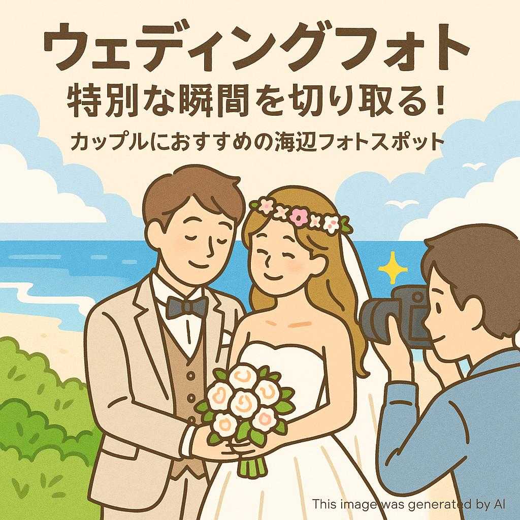 ウェディングフォト特別な瞬間を切り取る！カップルにおすすめの海辺フォトスポット