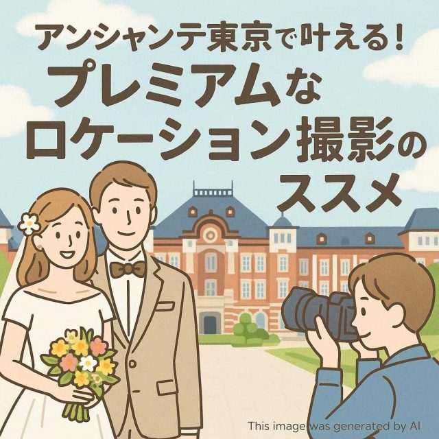 アンシャンテ東京で叶える！プレミアムなロケーション撮影のススメ