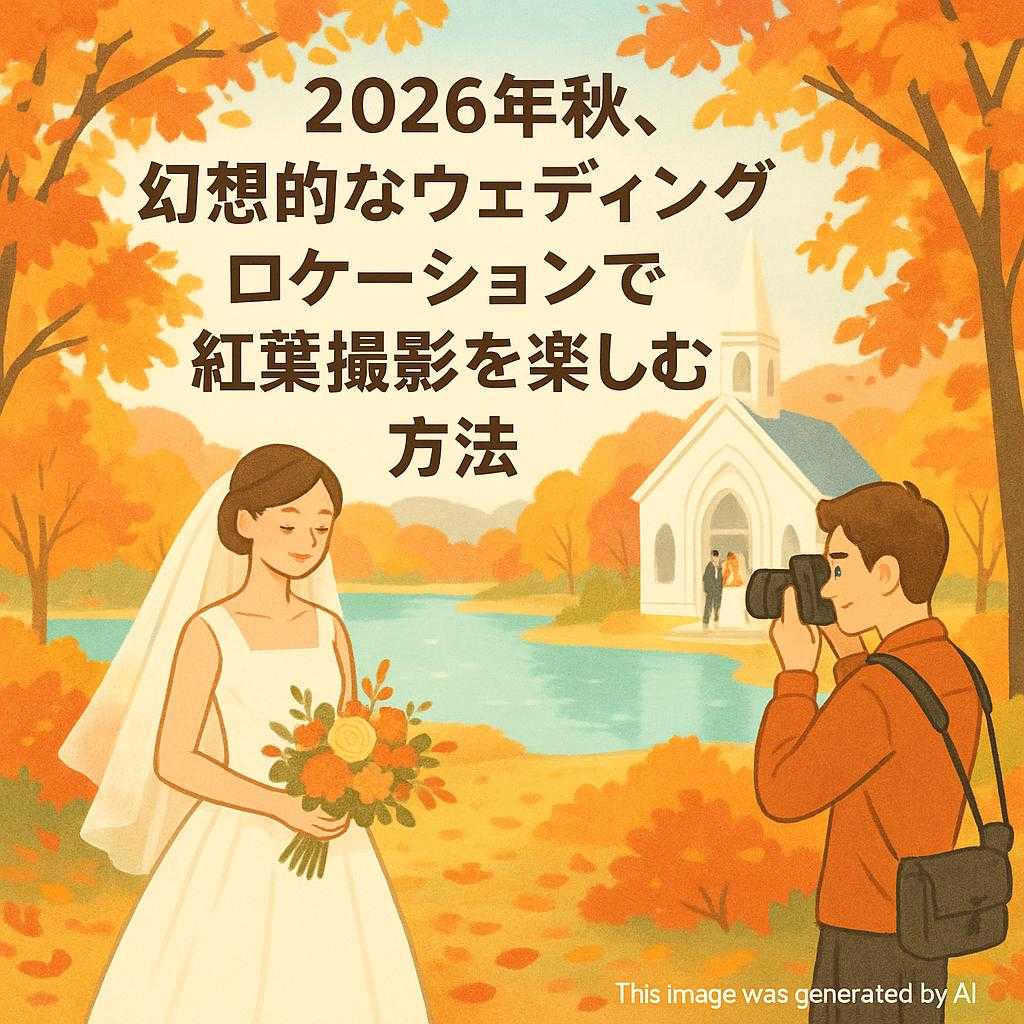2026年秋、幻想的なウェディングロケーションで紅葉撮影を楽しむ方法