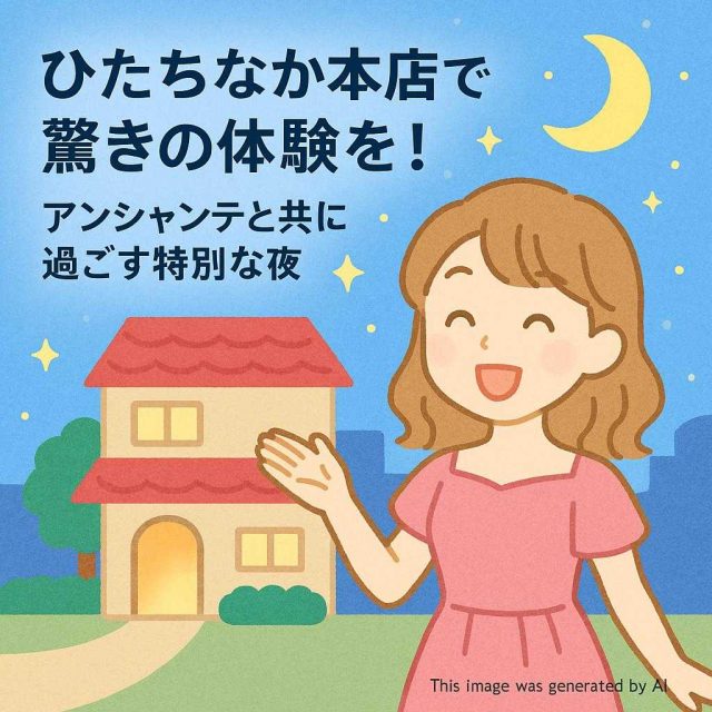 ひたちなか本店で驚きの体験を！アンシャンテと共に過ごす特別な夜