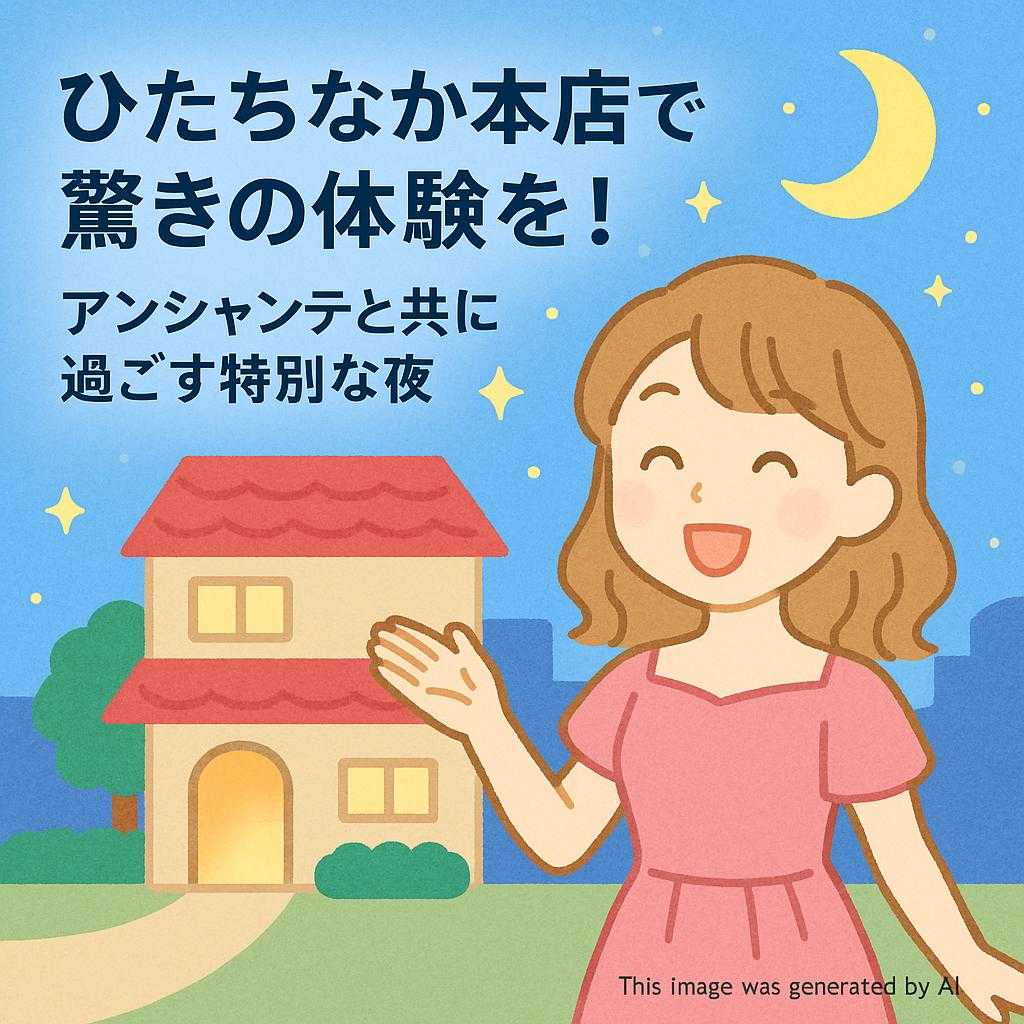 ひたちなか本店で驚きの体験を!アンシャンテと共に過ごす特別な夜