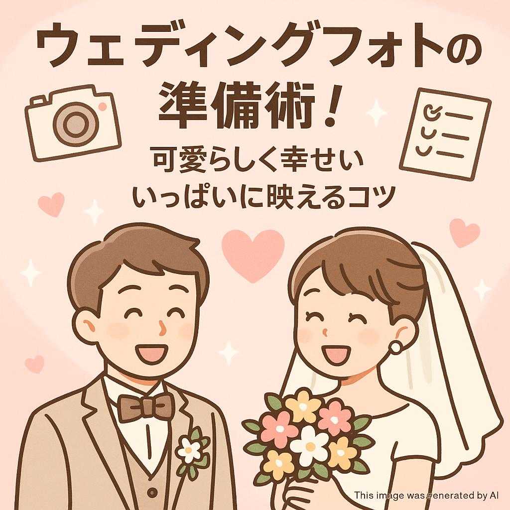 ウェディングフォトの準備術！可愛らしく幸せいっぱいに映えるコツ