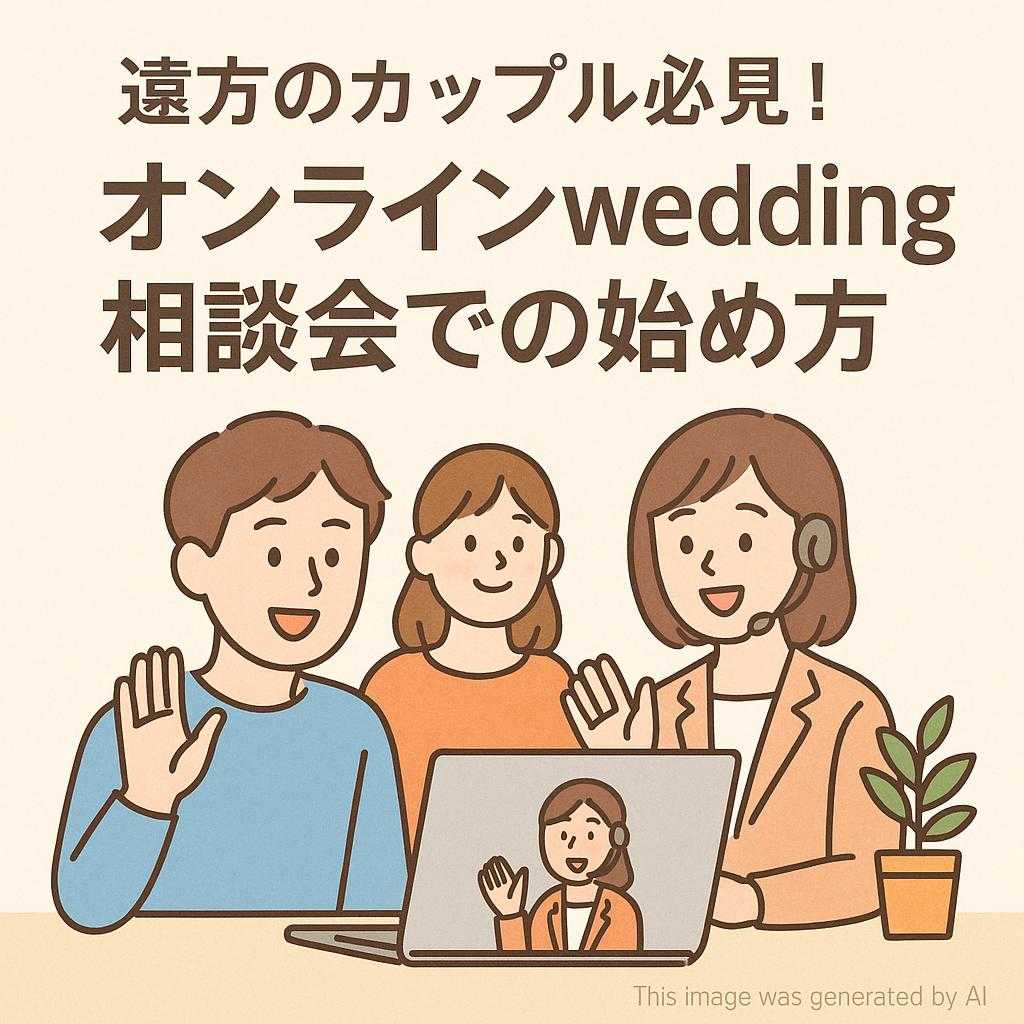 遠方のカップル必見！オンラインwedding相談会での始め方