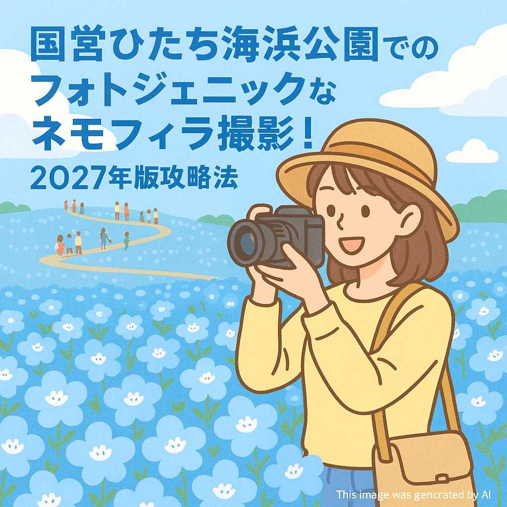 国営ひたち海浜公園でのフォトジェニックなネモフィラ撮影!2027年版攻略法